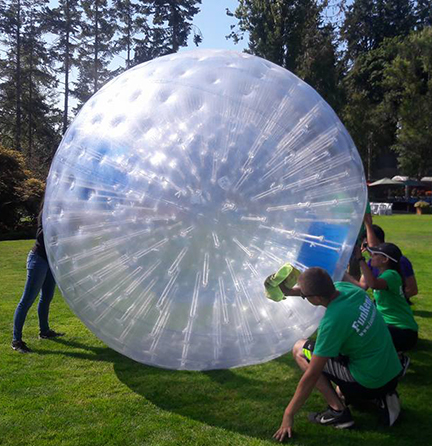 Zorbs Delivery Cleaning Corporate Event